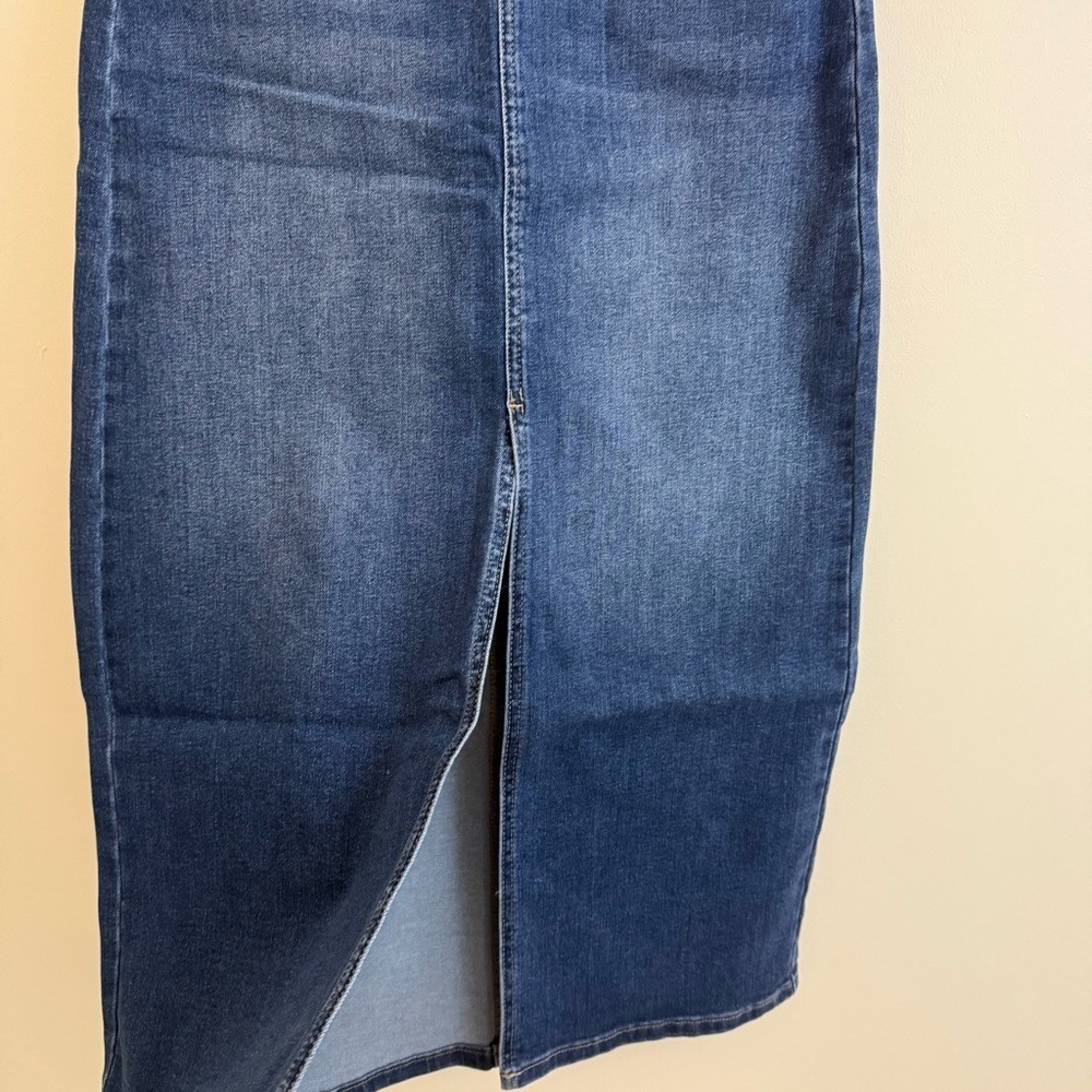 DKNY Maxi Denim Skirt Size 25 - Picture 2 of 13